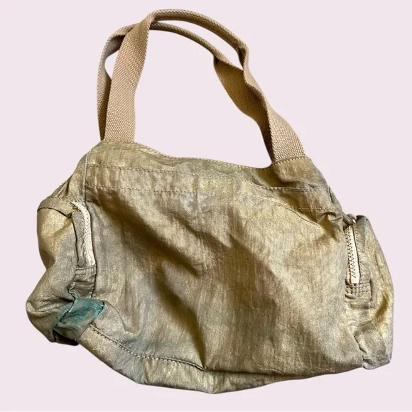 Kipling gold shoulder bag - Picture 2 of 6